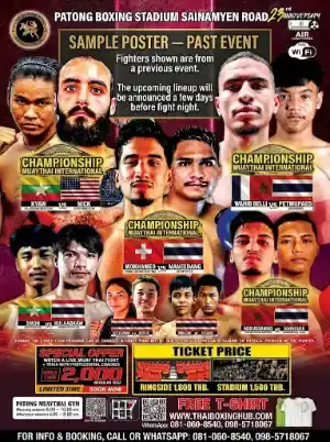 Patong Boxing Stadium — Muay Thai — October 28, 2026 thumbnail