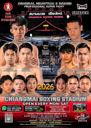 Chiang Mai Boxing Stadium — Muay Thai — October 30, 2026 thumbnail
