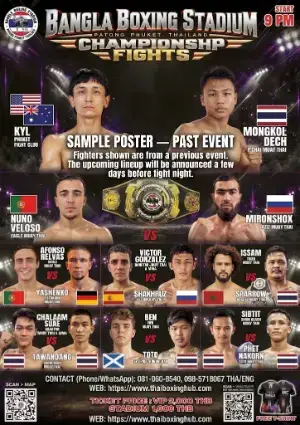 Bangla stadium — Muay Thai — October 25, 2026 thumbnail