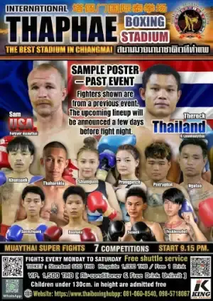 Thaphae Boxing Stadium — Muay Thai — October 31, 2026 thumbnail