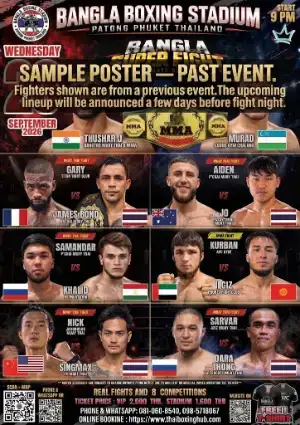Bangla stadium — Muay Thai — October 27, 2026 thumbnail
