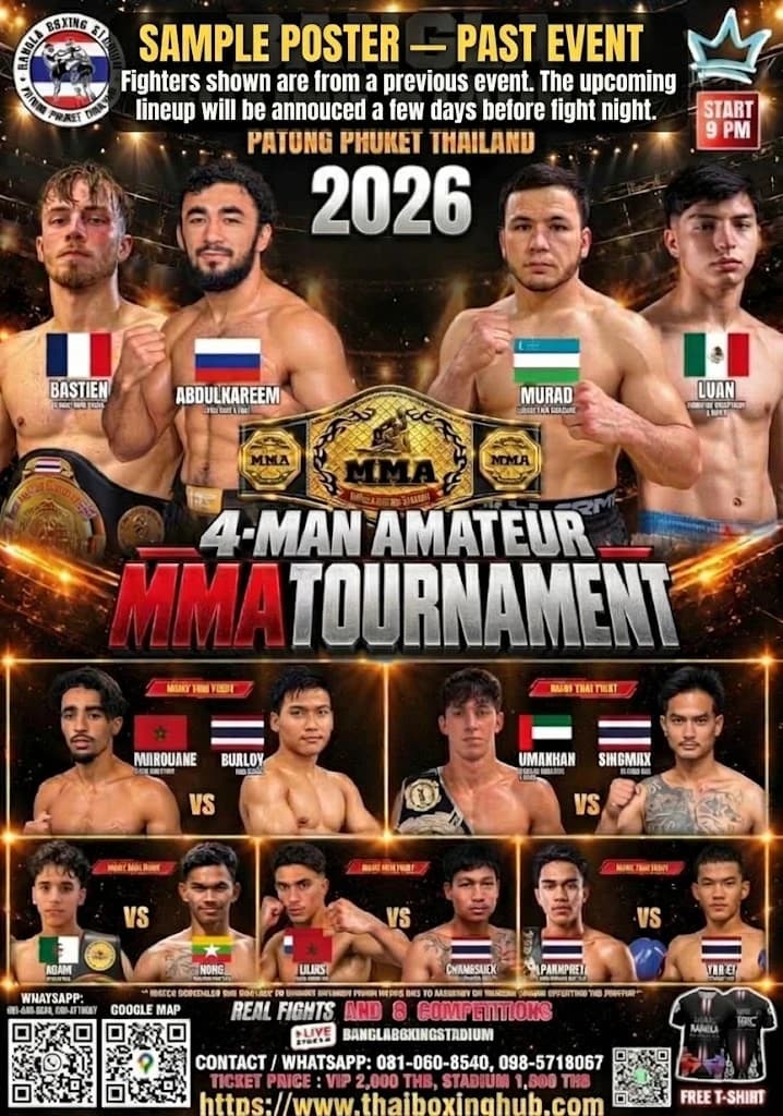 Bangla stadium — Muay Thai — October 24, 2026 fight poster