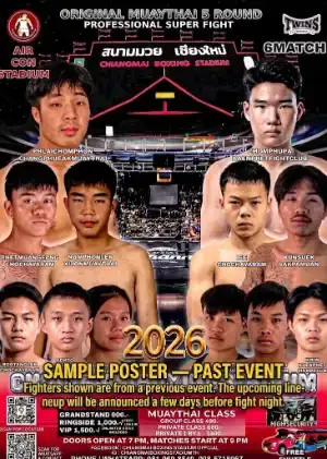 Chiang Mai Boxing Stadium — Muay Thai — October 29, 2026 thumbnail