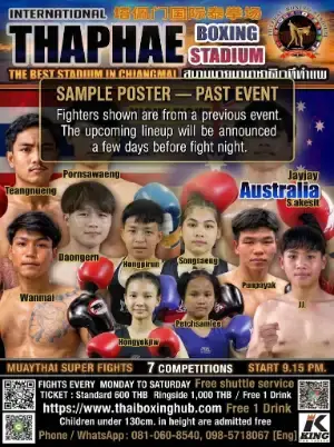 Thaphae Boxing Stadium — Muay Thai — October 27, 2026 thumbnail