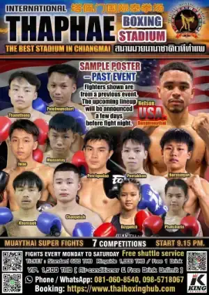 Thaphae Boxing Stadium — Muay Thai — October 29, 2026 thumbnail