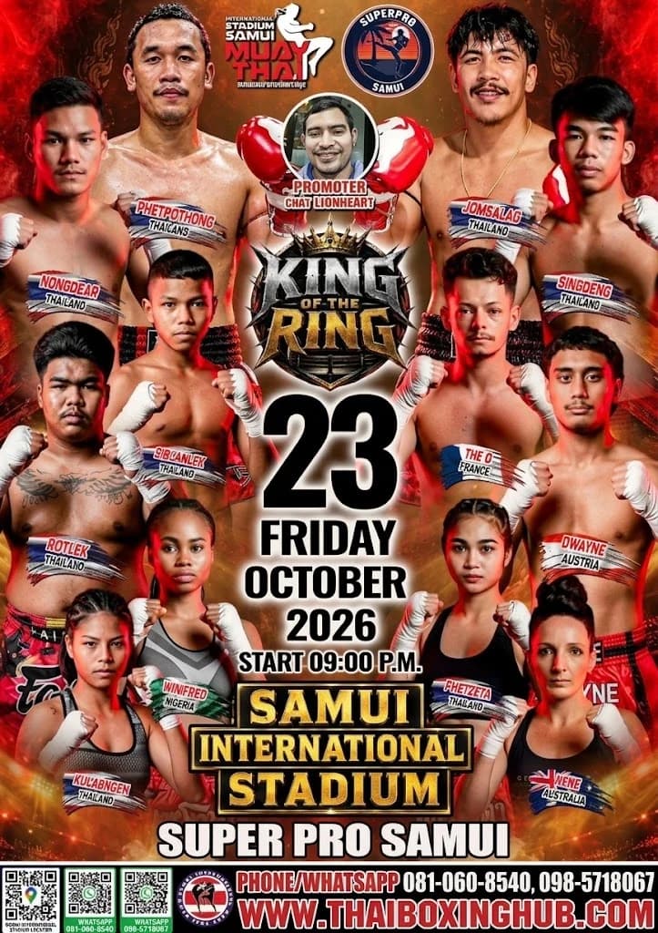 Samui Internation Stadium fight poster